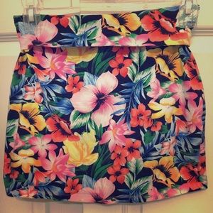 🌺 PINK FLORAL SKIRT 🌺